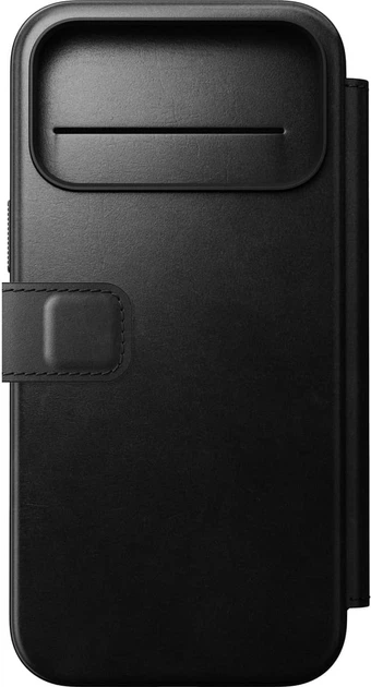 Etui z klapką Nomad Modern Leather Folio Horween Magsafe do iPhone 17 Pro Max Czarne (856504014117) - obraz 2