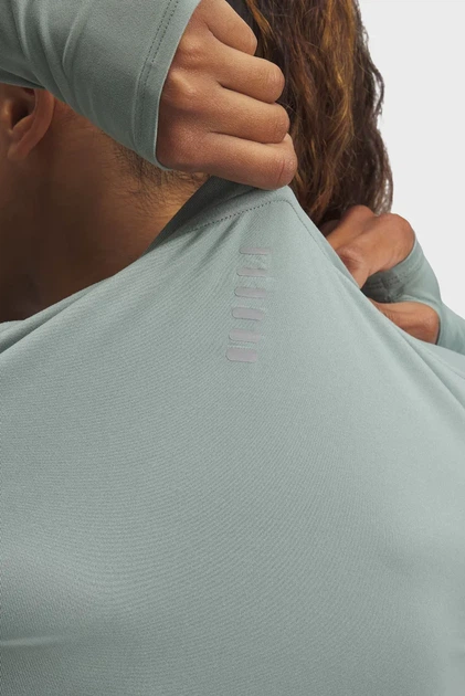 Жіночий м'ятний лонгслів UA Launch Pro Longsleeve Under Armour S 1386339-348 - изображение 3