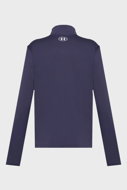 Жіночий темно-синій лонгслів UA Tech WM Tape Half Zip Under Armour S 6005100-403 - изображение 5