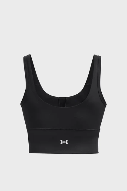 Жіночий чорний топ Meridian Fitted Crop Tank Under Armour M 1373924-001 - Фото 6 Жіночий чорний топ Meridian Fitted Crop Tank Under Armour M 1373924-001 - изображение 6