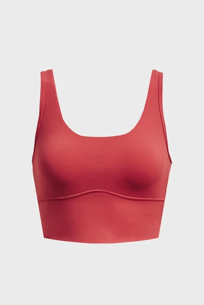 Жіночий червоний топ Meridian Fitted Crop Tank Under Armour XS 1373924-638 - изображение 5