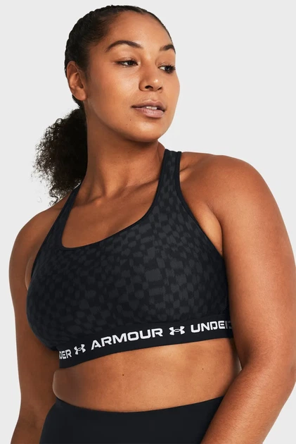 Жіночий топ з візерунком UA Crossback Mid Print Under Armour XL 1361042-007 - изображение 5