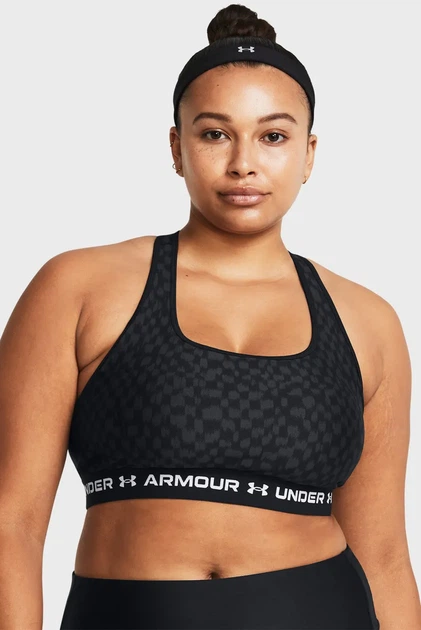 Жіночий топ з візерунком UA Crossback Mid Print Under Armour XL 1361042-007 - изображение 7