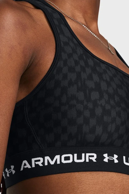 Жіночий топ із візерунком UA Crossback Mid Print Under Armour MD 1361042-007 - зображення 9