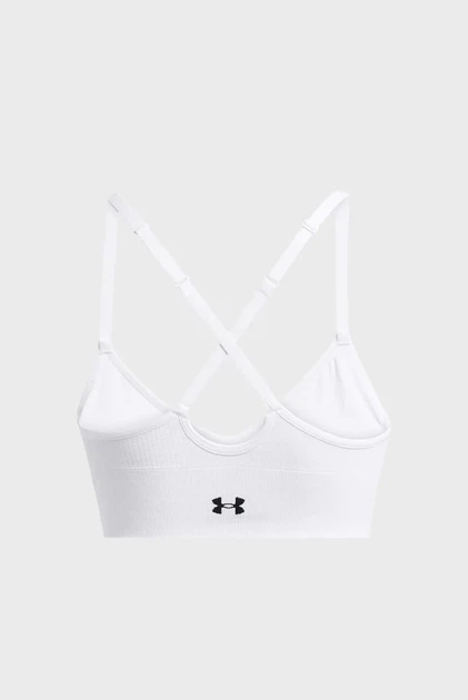 Жіночий білий топ Vanish Seamless Low Bra Under Armour XS 1384417-100 - изображение 7