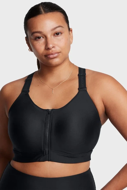 Жіночий чорний топ UA Infinity High Zip 2.0 Bra Under Armour XL A-C 1384118-002 - Фото 3 Жіночий чорний топ UA Infinity High Zip 2.0 Bra Under Armour XL A-C 1384118-002 - изображение 3
