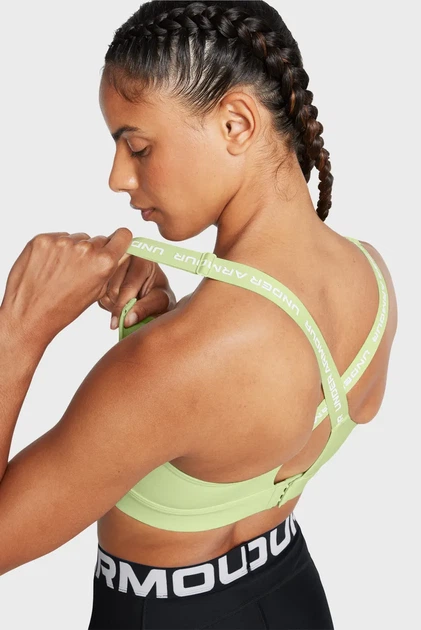 Жіночий салатовий топ UA Infinity High 2.0 Bra Under Armour S D-DD 1384112-384 - Фото 5 Жіночий салатовий топ UA Infinity High 2.0 Bra Under Armour S D-DD 1384112-384 - зображення 5