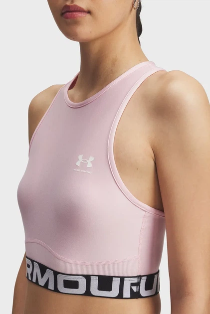 Жіночий рожевий топ HeatGear Rib Tank Under Armour L 1388694-647 - Фото 3 Жіночий рожевий топ HeatGear Rib Tank Under Armour L 1388694-647 - изображение 3