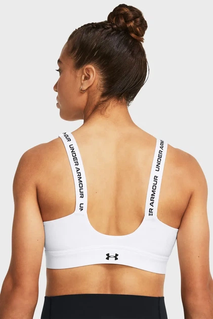 Жіночий білий топ UA Infinity High Zip 2.0 Bra Under Armour XL A-C 1384118-100 - Фото 2 Жіночий білий топ UA Infinity High Zip 2.0 Bra Under Armour XL A-C 1384118-100 - изображение 2