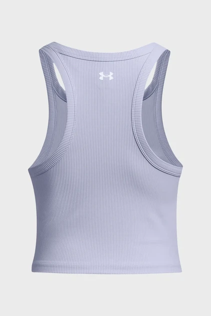 Жіночий бузковий топ Meridian Rib Crop Tank Under Armour XS 1384008-539 - Фото 6 Жіночий бузковий топ Meridian Rib Crop Tank Under Armour XS 1384008-539 - изображение 6