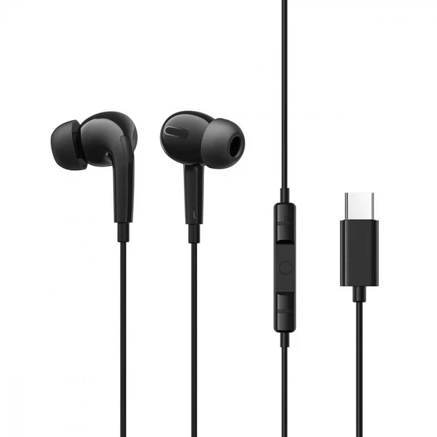 Наушники Baseus Encok CZ18 Type-C Wired Earphones A00170100113-Z1 Black - Фото 6 Наушники Baseus Encok CZ18 Type-C Wired Earphones A00170100113-Z1 Black - изображение 6