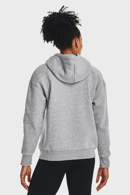 Жіноче сіре худі Essential Fleece Hoodie Under Armour XXL 1373033-011 - Фото 3 Жіноче сіре худі Essential Fleece Hoodie Under Armour XXL 1373033-011 - зображення 3