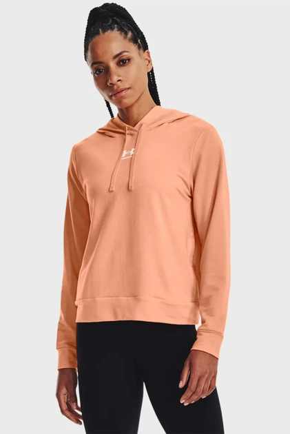 Жіноче персикове худощі Rival Terry Hoodie Under Armour M 1369855-868 - Фото 1 Жіноче персикове худощі Rival Terry Hoodie Under Armour M 1369855-868 - зображення 1