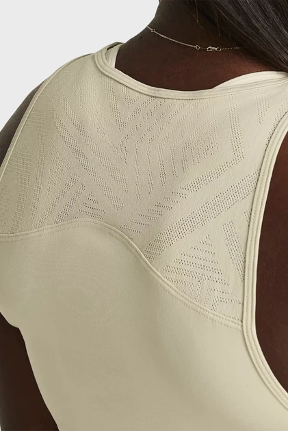 Жіночий бежевий топ Vanish Elite Vent Tank Under Armour L 1383653-273 - Фото 4 Жіночий бежевий топ Vanish Elite Vent Tank Under Armour L 1383653-273 - изображение 4