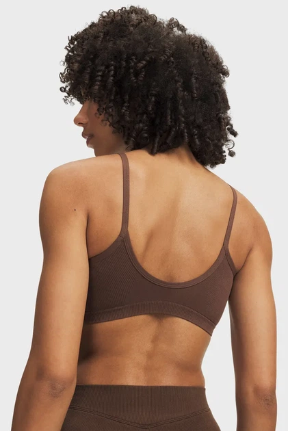 Жіночий коричневий топ Seamless Cotton Low Bra Under Armour XS 6009864-230 - Фото 3 Жіночий коричневий топ Seamless Cotton Low Bra Under Armour XS 6009864-230 - изображение 3