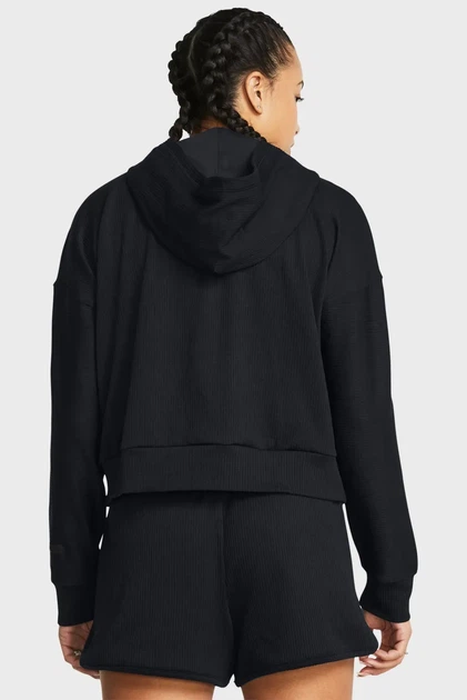 Жіноче чорне худі Journey Rib OS Hdy Under Armour S 1382732-001 - изображение 3