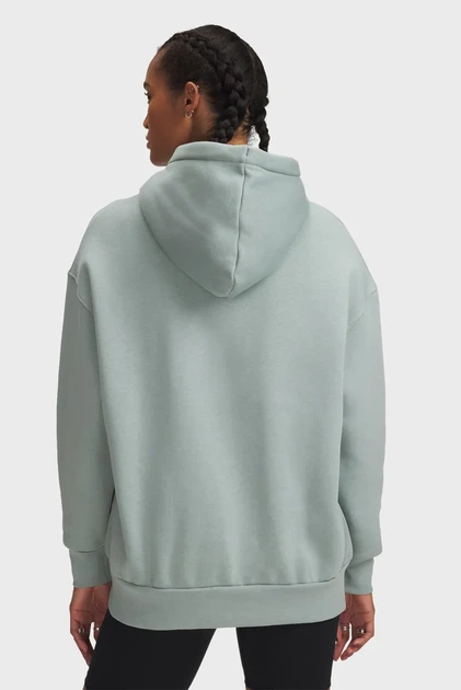 Жіноче м'ятне худі UA Icon Fleece OS Hoodie Under Armour XS 1379495-349 - изображение 2