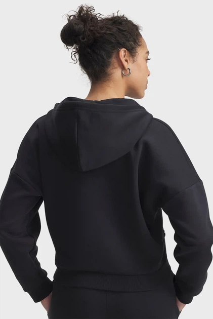 Жіноче чорне худі Rival Flc Piped HZ Hoodie Under Armour XL 6003707-005 - изображение 2