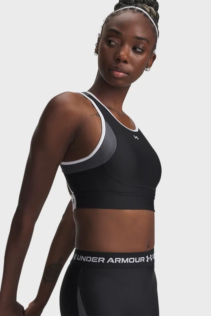 Жіночий чорний топ UA Crossback Mid Open Back Under Armour XS 6005838-004 - Фото 1 Жіночий чорний топ UA Crossback Mid Open Back Under Armour XS 6005838-004 - изображение 1