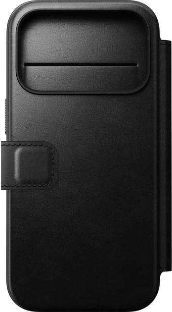 Etui z klapką Nomad Modern Leather Folio Horween Series Magsafe do iPhone 17 Pro Czarne (856504014162) - obraz 2