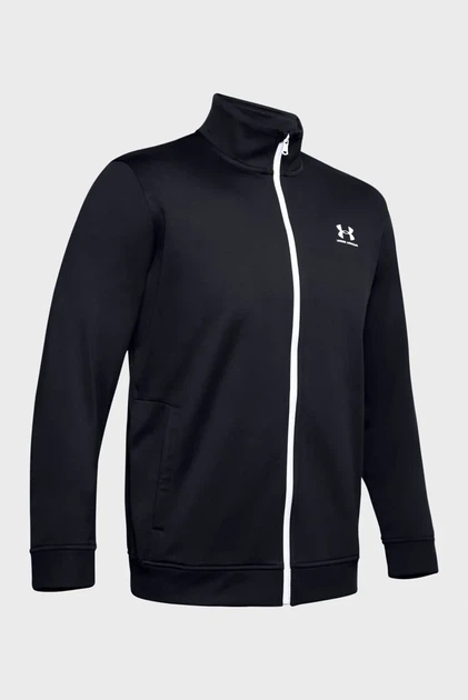 Чоловіча чорна спортивна кофта SPORTSTYLE TRICOT Under Armour S 1329293-002 - Фото 5 Чоловіча чорна спортивна кофта SPORTSTYLE TRICOT Under Armour S 1329293-002 - изображение 5