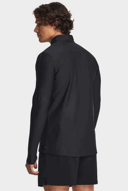 Чоловіча чорна спортивна кофта UA M's Ch. Pro 1/4 Zip Under Armour S 1382114-001 - Фото 3 Чоловіча чорна спортивна кофта UA M's Ch. Pro 1/4 Zip Under Armour S 1382114-001 - изображение 3