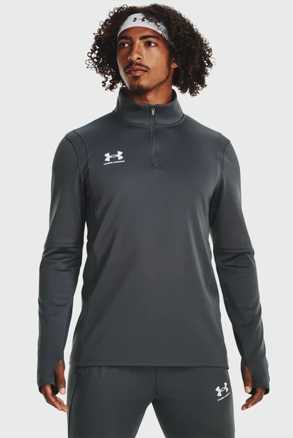 Чоловіча темно-сіра спортивна кофта UA M's Ch. Midlayer Under Armour SM 1379588-025 - Фото 1 Чоловіча темно-сіра спортивна кофта UA M's Ch. Midlayer Under Armour SM 1379588-025 - изображение 1