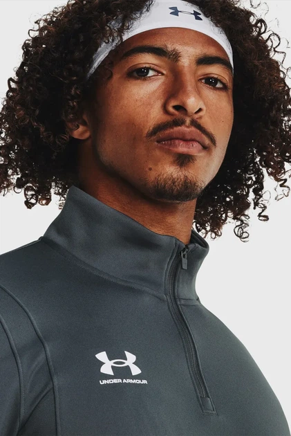 Чоловіча темно-сіра спортивна кофта UA M's Ch. Midlayer Under Armour SM 1379588-025 - Фото 4 Чоловіча темно-сіра спортивна кофта UA M's Ch. Midlayer Under Armour SM 1379588-025 - изображение 4