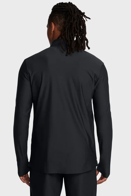 Чоловіча чорна спортивна кофта UA M's Ch. Pro 1/4 Zip Under Armour M 1382114-003 - изображение 2