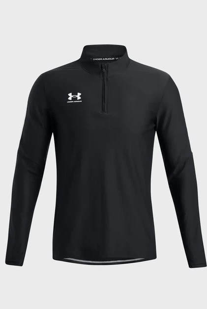Чоловіча чорна спортивна кофта UA M's Ch. Pro 1/4 Zip Under Armour M 1382114-003 - изображение 4