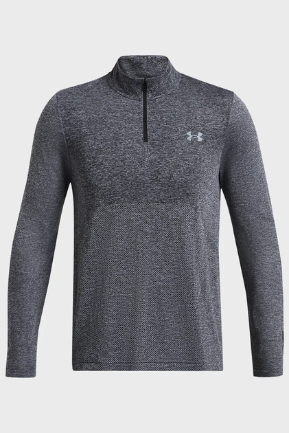 Чоловіча темно-сіра спортивна кофта UA SEAMLESS STRIDE 1/4 ZIP Under Armour S 1378168-539 - Фото 4 Чоловіча темно-сіра спортивна кофта UA SEAMLESS STRIDE 1/4 ZIP Under Armour S 1378168-539 - изображение 4