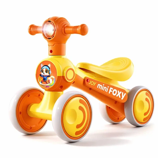 Беговел дитячий JOY TR-90118 4-колісний зі світловими ефектами та піснями українською мовою - изображение 3