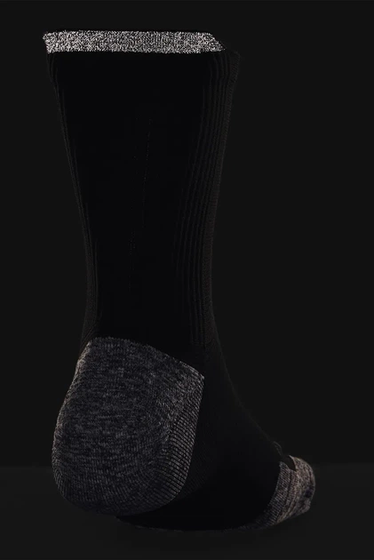Чорні шкарпетки UA AD Run Cushion 1pk Mid Under Armour XL 1376076-001 - Фото 2 Чорні шкарпетки UA AD Run Cushion 1pk Mid Under Armour XL 1376076-001 - зображення 2