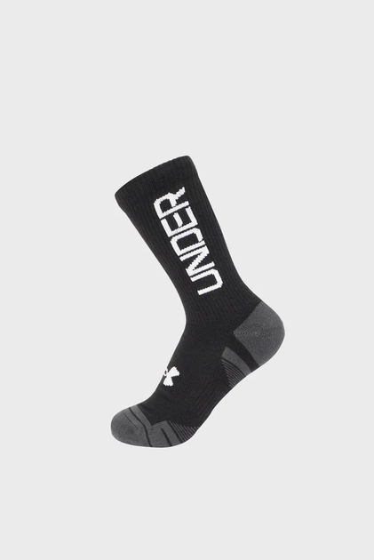 Чорні носки (3 пари) UA Perf Tech Nov Under Armour LG 1379515-002 - Фото 5 Чорні носки (3 пари) UA Perf Tech Nov Under Armour LG 1379515-002 - зображення 5
