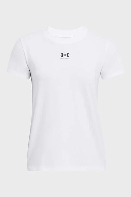 Жіноча біла футболка Campus Core Under Armour XS 1383648-100 - Фото 3 Жіноча біла футболка Campus Core Under Armour XS 1383648-100 - изображение 3