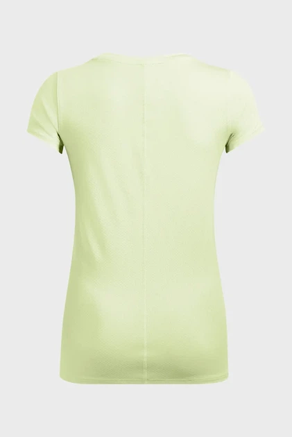 Жіноча салатова футболка UA HG Armour SS Under Armour XS 1328964-383 - Фото 5 Жіноча салатова футболка UA HG Armour SS Under Armour XS 1328964-383 - изображение 5