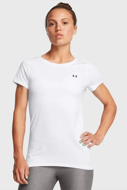 Жіноча біла футболка Tech Mesh SS Under Armour L 1328964-102 - Фото 1 Жіноча біла футболка Tech Mesh SS Under Armour L 1328964-102 - изображение 1
