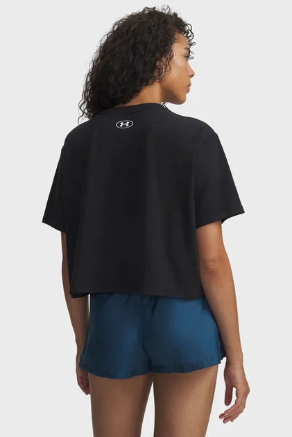 Жіноча чорна футболка UA Rival Boxy Tee Solid Under Armour L 6011064-001 - изображение 2