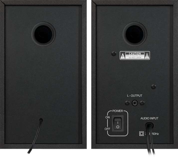 Акустична система 2.0 Defender Aurora S20 20W, МДФ, 230В Black (65419) - Уценка - изображение 2