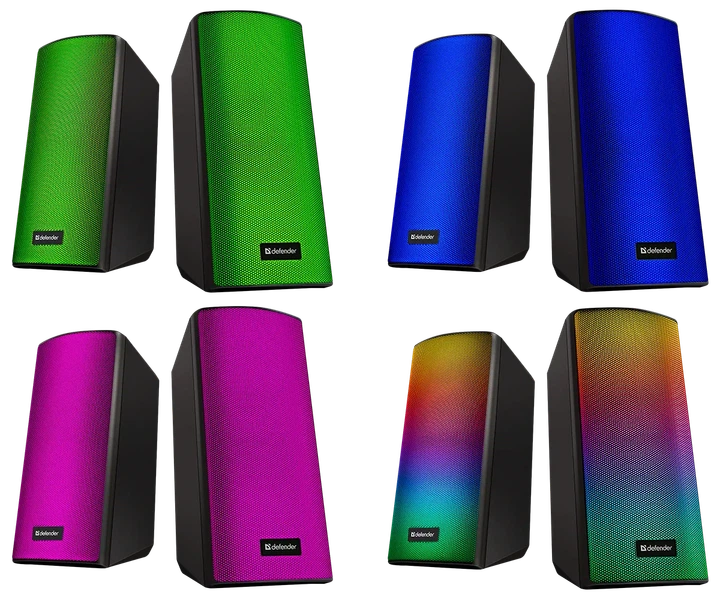 Акустична 2.0 система Defender Spitfire 6W, Bluetooth/light, USB powered Black (65047) - Уценка - изображение 6