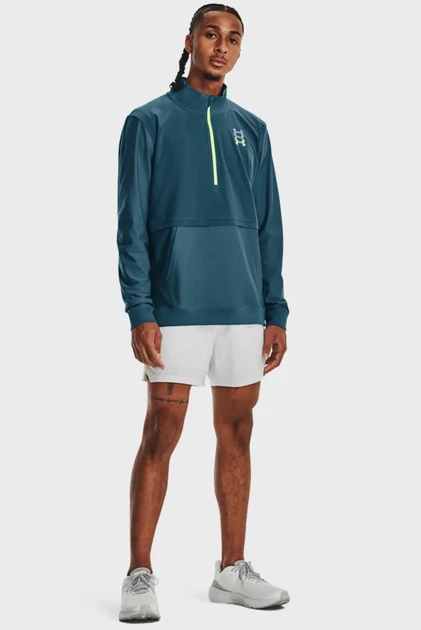 Чоловічий синій анорак UA RUN ANYWHERE PULLOVER Under Armour S 1376502-414 - изображение 6