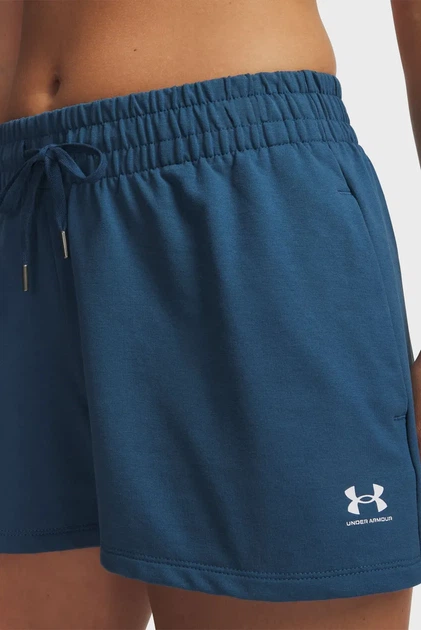 Жіночі сині шорти UA Sport Terry Short-BLU Under Armour S 6011022-498 - зображення 4