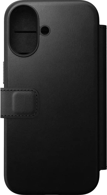 Etui z klapką Nomad Modern Leather Folio Magsafe do iPhone 17 Czarne (856504014216) - obraz 2