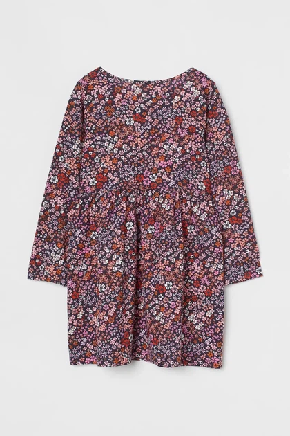 Плаття для дівчинки H&M 110-116 см (4-6Y) довгий рукав Квітковий принт - зображення 3