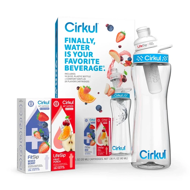 Стартовий набір Cirkul Starter Kit пляшка 650 мл + 2 смаків - Фото 1 Стартовий набір Cirkul Starter Kit пляшка 650 мл + 2 смаків - зображення 1