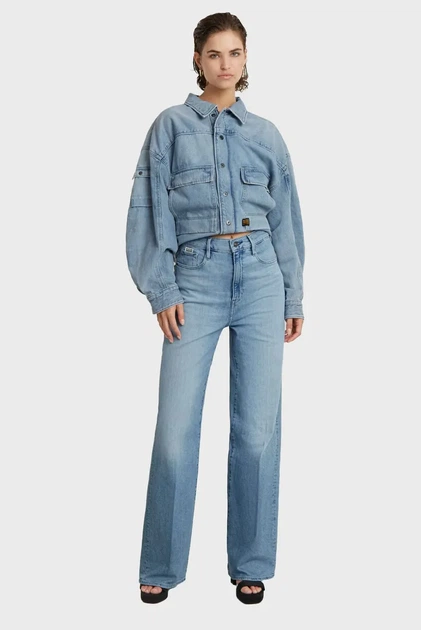 Жіночі блакитні джинси Deck 2.0 High Loose Wmn G-Star RAW 27-32 D23591,D549 - Фото 2 Жіночі блакитні джинси Deck 2.0 High Loose Wmn G-Star RAW 27-32 D23591,D549 - зображення 2