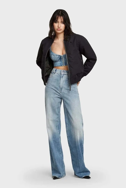 Жіночі блакитні джинси Deck 2.0 High Loose Wmn G-Star RAW 28-32 D23591,D938 - зображення 2