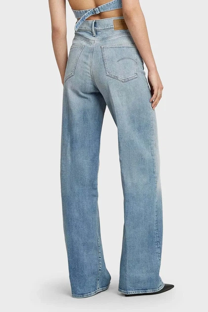 Жіночі блакитні джинси Deck 2.0 High Loose Wmn G-Star RAW 28-32 D23591,D938 - зображення 3