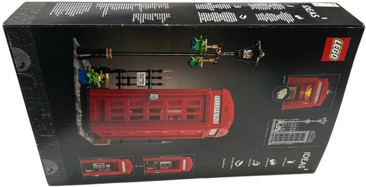 Конструктор LEGO Ideas Червона лондонська телефонна будка 1460 деталей (21347) (955555915814998) - Уцінка - Фото 5 Конструктор LEGO Ideas Червона лондонська телефонна будка 1460 деталей (21347) (955555915814998) - Уцінка - зображення 5