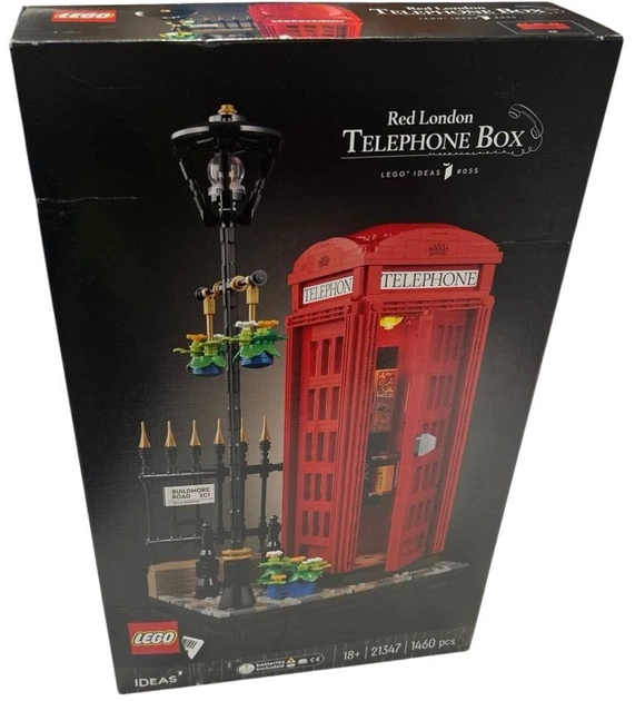 Конструктор LEGO Ideas Червона лондонська телефонна будка 1460 деталей (21347) (955555915846610) - Уцінка - Фото 3 Конструктор LEGO Ideas Червона лондонська телефонна будка 1460 деталей (21347) (955555915846610) - Уцінка - зображення 3